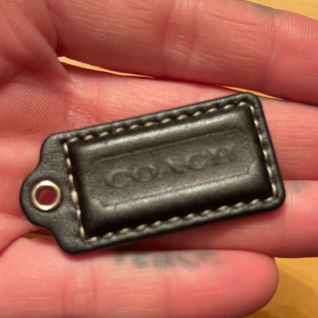 Coach Hang Tag